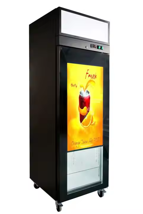 اپنی مرضی کے مطابق پارباسی ڈیجیٹل LCD اسکرین ریفریجریٹر کا دروازہ